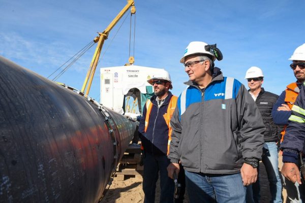 Techint construye y Marín celebra