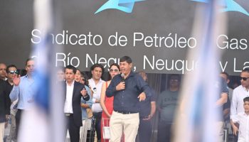 Rucci endurece el mensaje en Vaca Muerta: “No vamos a permitir que les quiten derechos a los trabajadores”