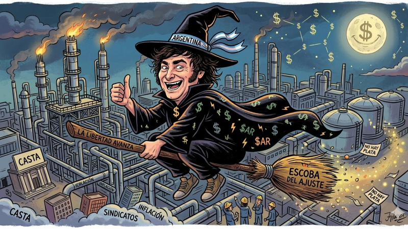 LA ENTREGA EN BANDEJA: EL PLAN MILEI PARA DESMANTELAR LA SOBERANÍA ENERGÉTICA 