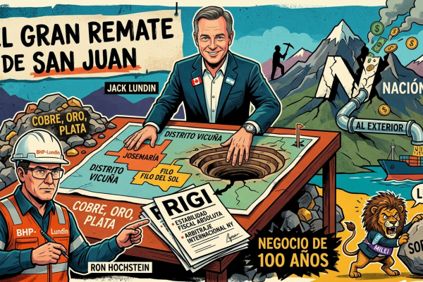 El Gran Remate de San Juan: Jack Lundin y el RIGI, o cómo llevarse media cordillera por el precio de una suscripción a Netflix